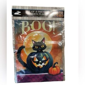 Set of Two Premium Cat Garden Flags